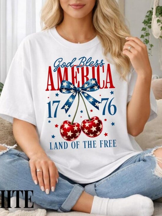 Tops - 4th of July Shirt, 250th Anniversary Shirt, God Bless America Tee